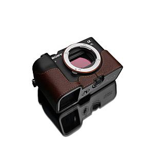 GARIZ SONY α7c用本革ボディケース  ブラウン XS-CHA7cBR