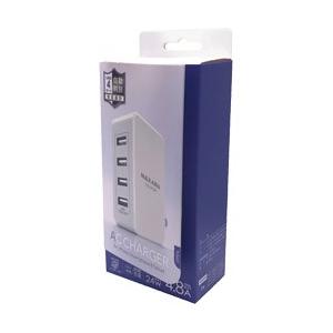 オズマ タブレット/スマートフォン対応［USB給電］　自動判別機能付き　AC - USB充電器4.8...