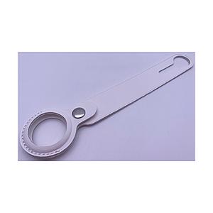 オズマ Air Tag用ループ型PUレザーケース  ホワイト CPU-ATL01WH