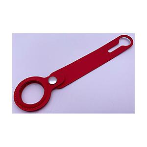 オズマ Air Tag用ループ型PUレザーケース  レッド CPU-ATL01RD