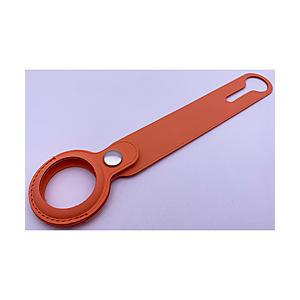 オズマ Air Tag用ループ型PUレザーケース  オレンジ CPU-ATL01OR