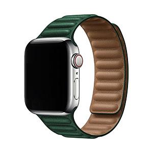 アイキューラボ AppleWatch 44mm/42mm用 マグネットホールドバンド グリーン   IQAWLMG44GR