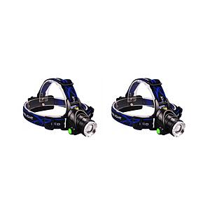 デジタルランド LEDズームヘッドライト2個セット