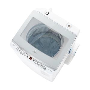 AQUA 全自動洗濯機  ホワイト AQW-V1001(W) ［洗濯10.0kg /簡易乾燥(送風機...