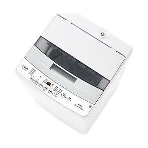 AQUA 全自動洗濯機4.5Kg AQUA ホワイト AQW-S451A(W) ［簡易乾燥(送風機能...