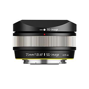 SG-image SG-image AF 25mm F1.8 ソニーEマウント APS-C シルバー...