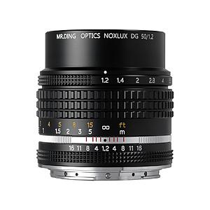 MR.DING MR.DING Noxlux DG 50mm F1.2 ニコンZマウント ブラック ...