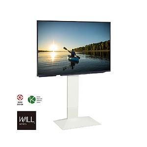 ナカムラ 32〜80V型対応 テレビスタンド WALL V3 ハイタイプ サテンホワイト WLTVB...