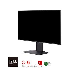 ナカムラ 50〜100V型対応 テレビスタンド WALL V4フロアタイプ サテンブラック WLTV...