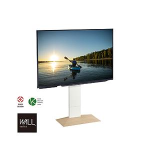 ナカムラ 32〜80V型対応 テレビスタンド WALL V3 ロータイプ ホワイトオークベース WL...