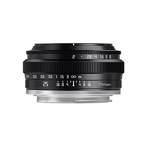銘鏡光学 銘匠光学 TTArtisan 25mm f/2 C　25mm f/2C E(B)　ソニーE...