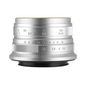 七工匠 7artisans 25mm F1.8 25ES シルバー [ソニーEマウント(APS-C)] 広角レンズ(MFレンズ) 【864】｜y-sofmap