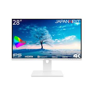 JAPANNEXT PCモニター   JN-IPS28UHDR-W ［28型 /4K(3840×2160） /ワイド］ 【864】｜y-sofmap