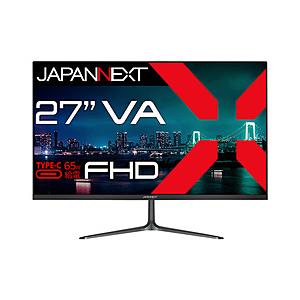 JAPANNEXT USB-C接続 PCモニター   JN-V27FHD-C65W ［27型 /フル...