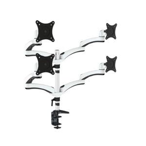 JAPANNEXT モニターアーム [4画面 /15〜34インチ] 5軸 クランプ対応   JN-A...