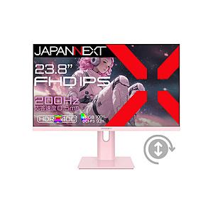 JAPANNEXT JN-IPS238G200F-HSP-PK ゲーミングモニター (200Hz) ...