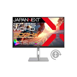 JAPANNEXT JN-IPS27G300Q-HSP ゲーミングモニター   ［27型 /WQHD...