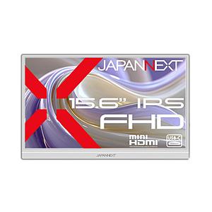 JAPANNEXT USB-C接続 モバイルモニター  ホワイト JN-MD-IPS156F2-W ...