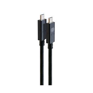 GOPPA USB-C ⇔ USB-Cケーブル [映像 /充電 /0.8m /USB Power Delivery /60W]  ブラック GP-CCDP3A08M/B 【864】