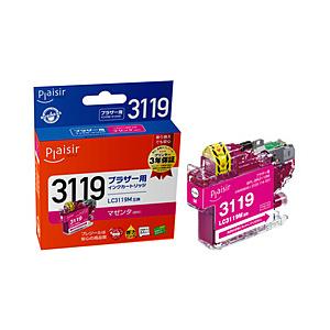 プレジール BPL-BR3119M 互換プリンターインク [ブラザー LC3119M] マゼンタ 【...