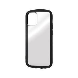 レイアウト iPhone 12 mini 5.4インチ対応 耐衝撃ハイブリッド Puffull ブラ...