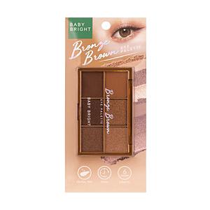 日本機能性コスメ BabyBright（ベイビーブライト）シャインアイシャドウパレット  02 ブロ...