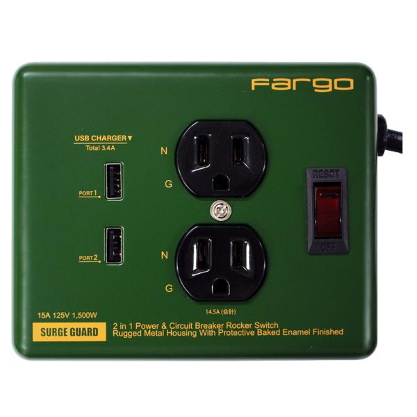 ファーゴ STEEL TAP USB OLIVE ファーゴ オリーブ PT410OV ［1.8m /...