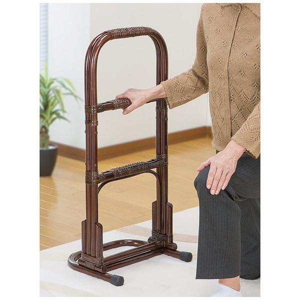 ファミリー・ライフ NEW天然籐らくらく立ち上がり手すり   0379820