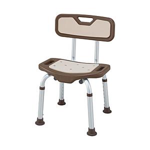 ファミリー・ライフ アルミ製シャワーベンチ ブラウン