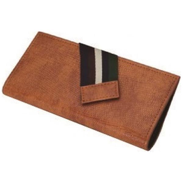 ハグオザワ FABRIC［ファブリック］メガネケース（ブラウン）FBC-008 C-1 【864】