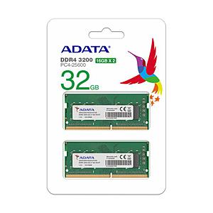 ADATA 増設メモリ ノート用 DDR4-3200 PC4-25600 260PIN   AD4S320016G22-DTGN