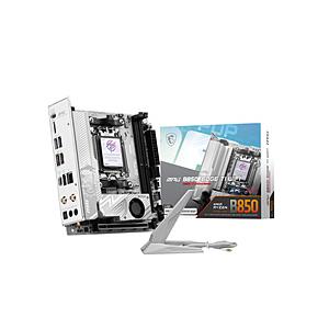 MSI(エムエスアイ) マザーボード(Socket AM5)  シルバーホワイト MPG B850I...