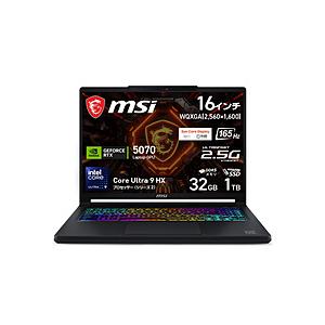 ゲーミングノートパソコン Crosshair 16 Max HX E2W(RTX 5070) コアブ...