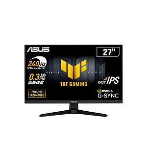 ASUS ゲーミングモニター TUF Gaming VG27AQ3A 27インチ/QHD