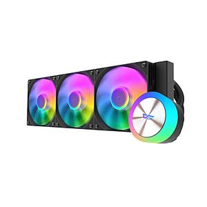 DARKFLASH 水冷CPUクーラー 120mmファンｘ3 [LGA1851/1700/1200/...