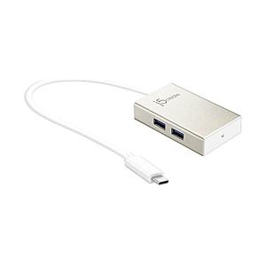 J5 JCH343  USB-C 3.1ハブ［4ポート：Type-Aｘ4・バスパワー・Mac／Win...