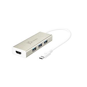 j5create USB-C HDMI変換アダプター JVAW62 JVAW62 ScreenCast USB-C ワイヤレスHDMI受送信機(iPhone15以降対応