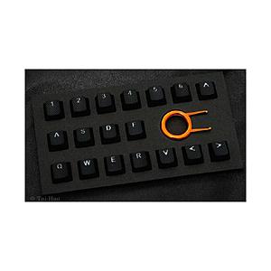 TAIHAO 〔キーキャップ〕US配列用 Rubber Gaming Backlit 18キー