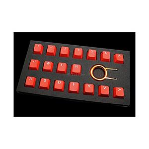TAIHAO 〔キーキャップ〕US配列用 Rubber Gaming Backlit 18キー