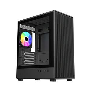 クーラーマスター PCケース [Micro ATX /Mini-ITX] Elite 350 ブラッ...