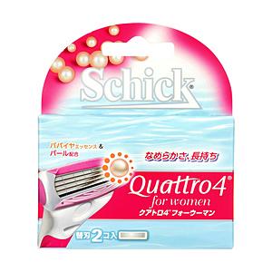 シック クアトロ4 フォーウーマン替刃（2個）〔替刃〕 Schick（シック）