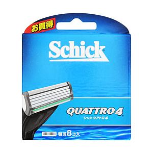 シック Schick（シック） クアトロ4 替刃8個入 〔ひげそり〕 [振込不可]｜y-sofmap