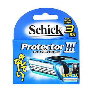 シック Schick（シック） プロテクタースリー 替刃4個入 〔ひげそり〕｜y-sofmap