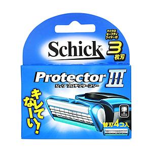 シック Schick（シック） プロテクタースリー 替刃4個入 〔ひげそり〕