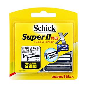 シック Schick（シック） スーパーIIプラスX 替刃 16個入 〔ひげそり〕