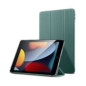 ESR 10.2インチ iPad用 Ascend 三つ折りマグネットケース Pencil収納  ダークグリーン
