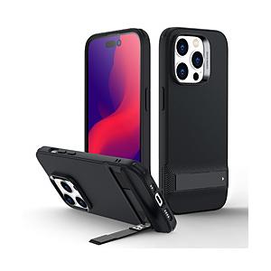 ESR iPhone 14 Pro Max対応キックスタンド付きミリタリーグレードケース ESR  ...