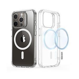 ESR iPhone 15 Pro（6.1インチ）ハイブリッドケース ESR Clear Class...