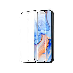 ESR iPhone 15（6.1インチ）強化ガラスフィルム（２枚入り）  Clear-2 Pack...