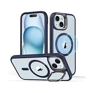 ESR iPhone 15 Plus（6.7インチ）スタンド付ハイブリッドケース ESR Clear...